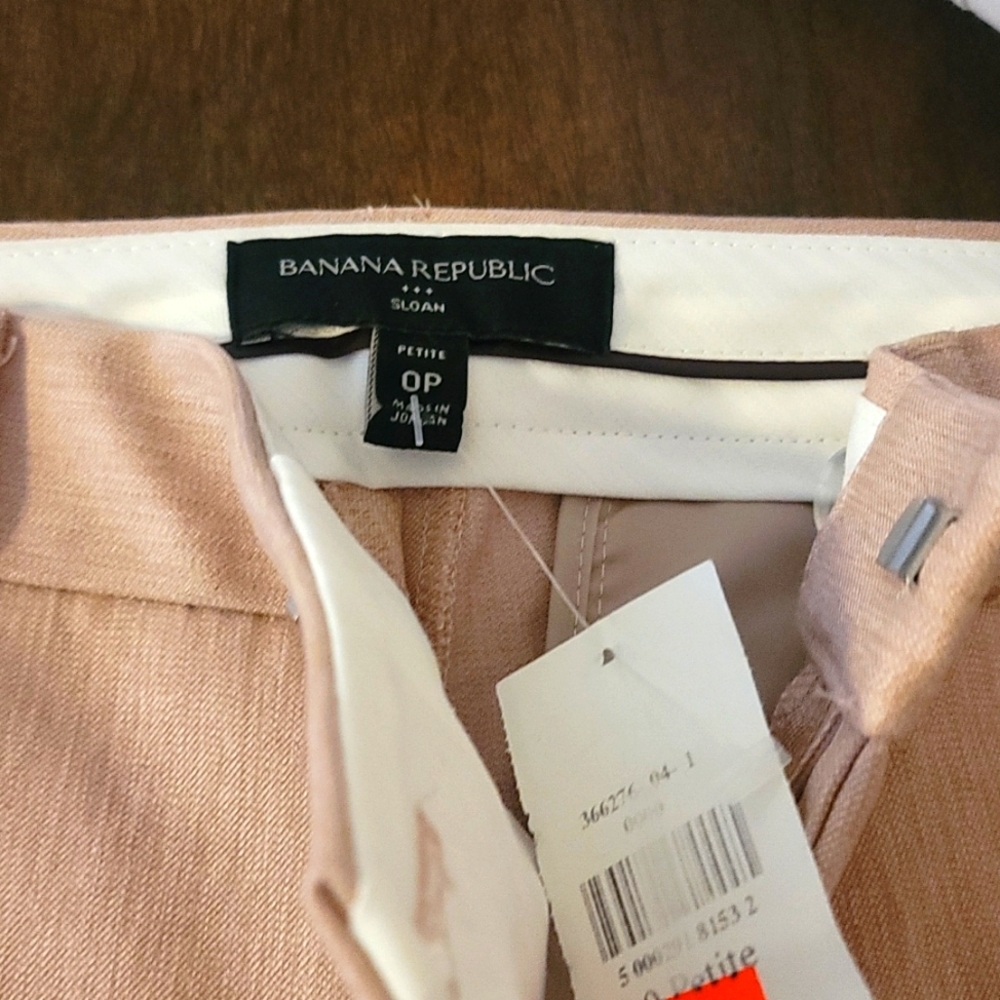 Banana republic size 0 petite sloan